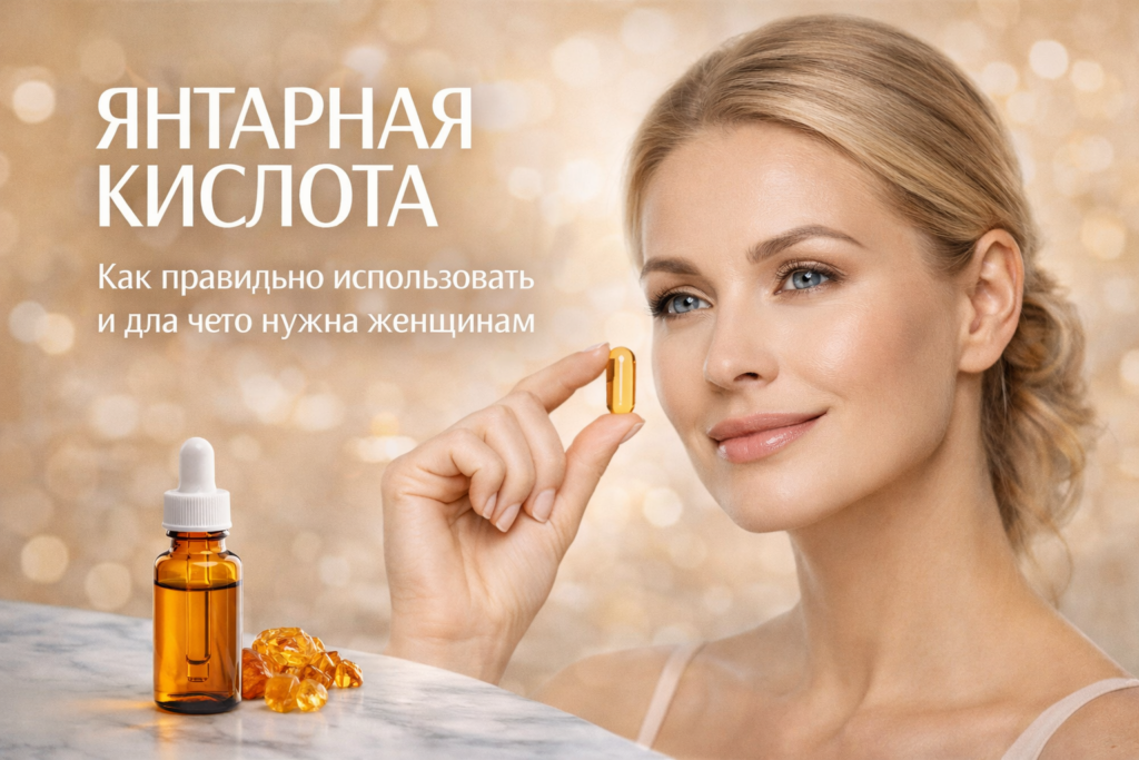 Янтарная кислота: как правильно использовать и для чего нужна женщинам