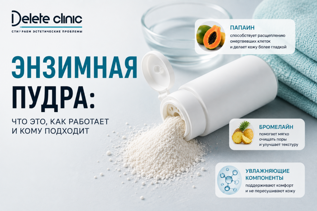Энзимная пудра: что это, как работает и кому подходит