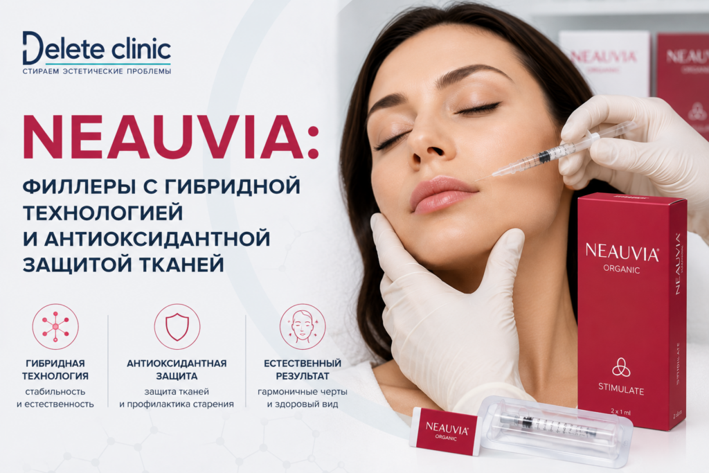 Neauvia: филлеры с гибридной технологией и антиоксидантной защитой тканей