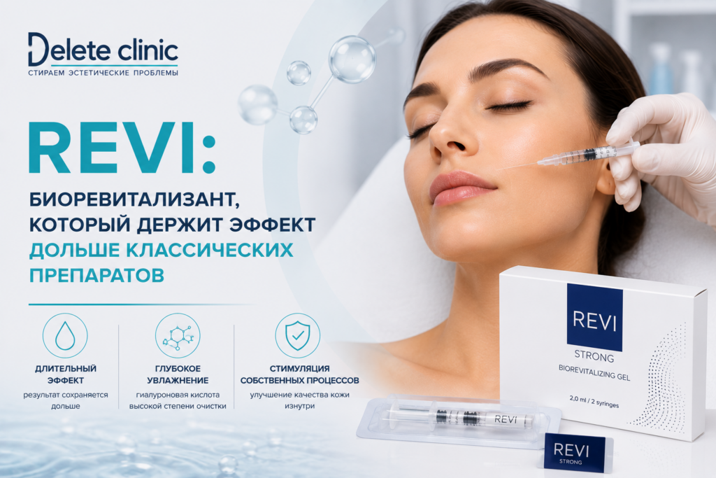 Revi: биоревитализант, который держит эффект дольше классических препаратов