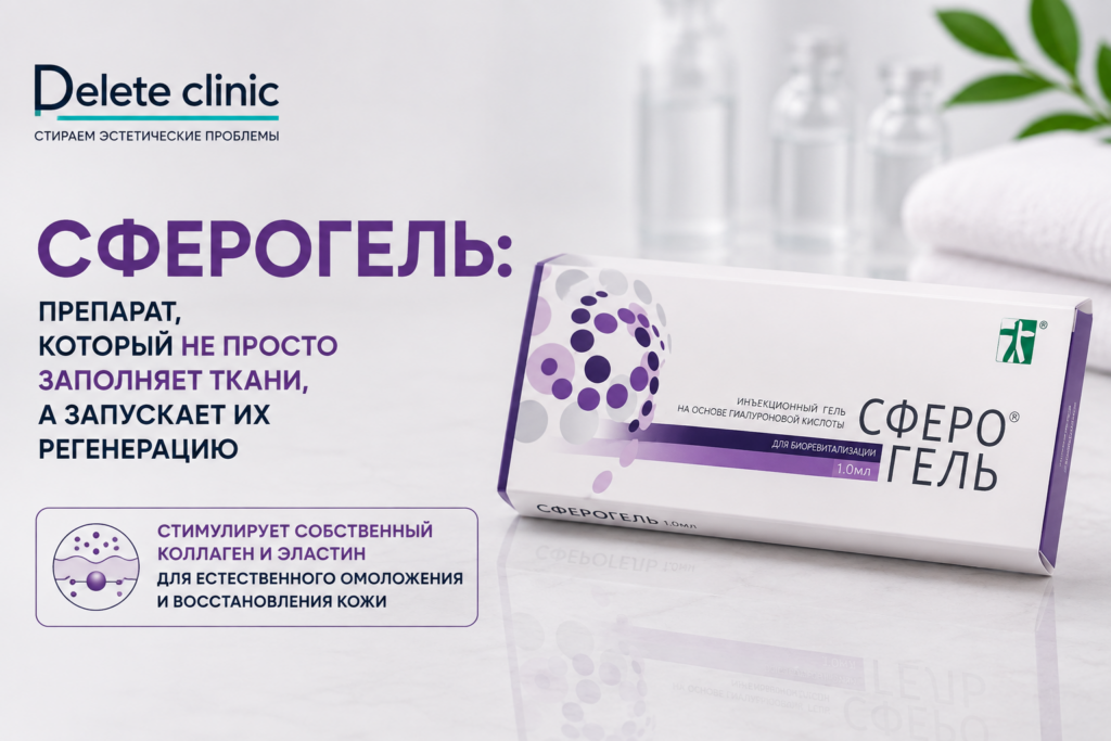 Сферогель: препарат, который не просто заполняет ткани, а запускает их регенерацию