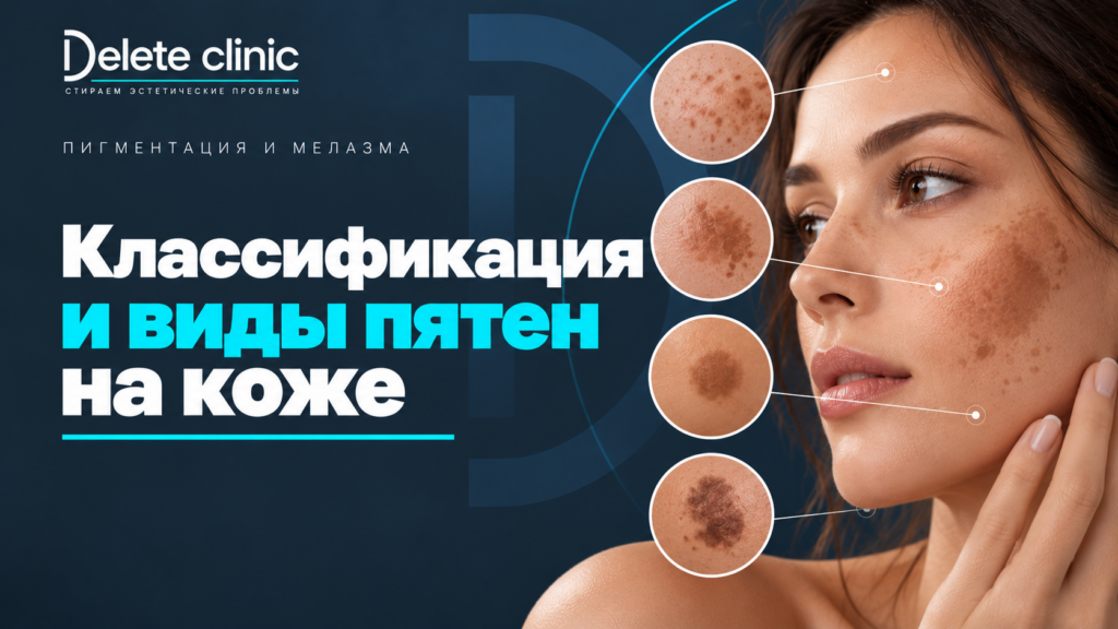 Классификация и виды пятен на коже