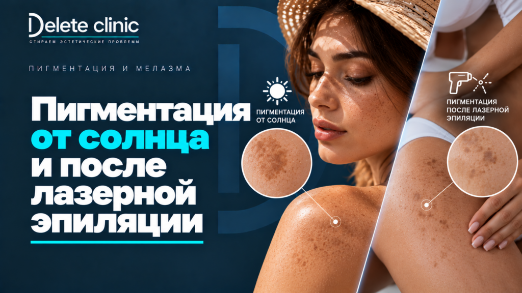 Пигментация от солнца и после лазерной эпиляции