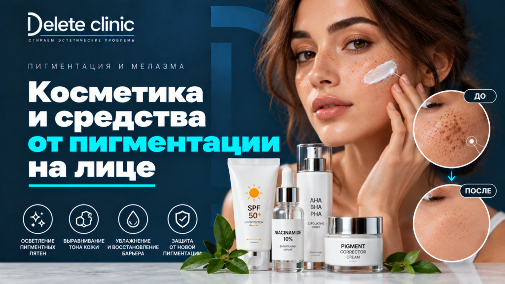 Косметика и средства от пигментации на лице