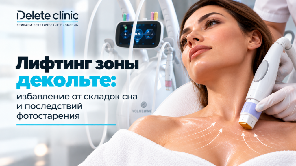 Лифтинг зоны декольте: избавление от складок сна и последствий фотостарения