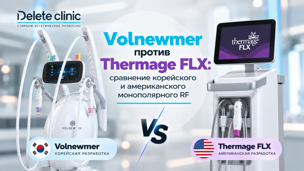 Volnewmer против Thermage FLX: сравнение корейского и американского монополярного RF