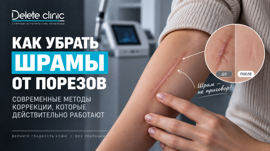Как убрать шрамы от порезов