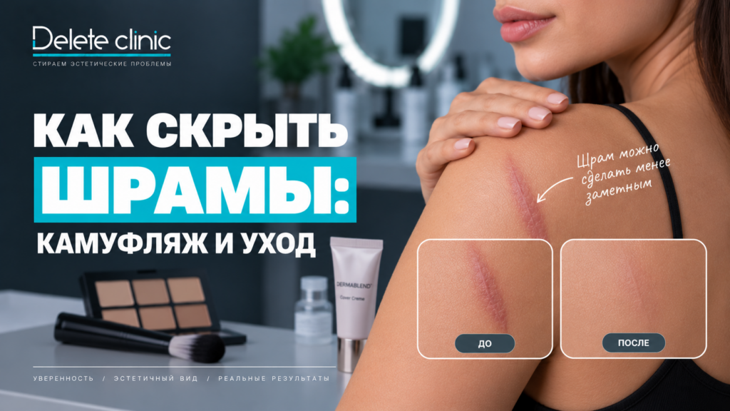 Как скрыть шрамы: камуфляж и уход