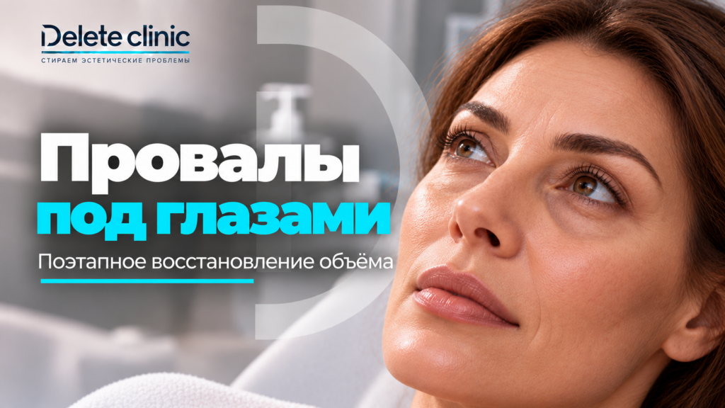 Провалы под глазами: выраженная степень западения и поэтапная коррекция