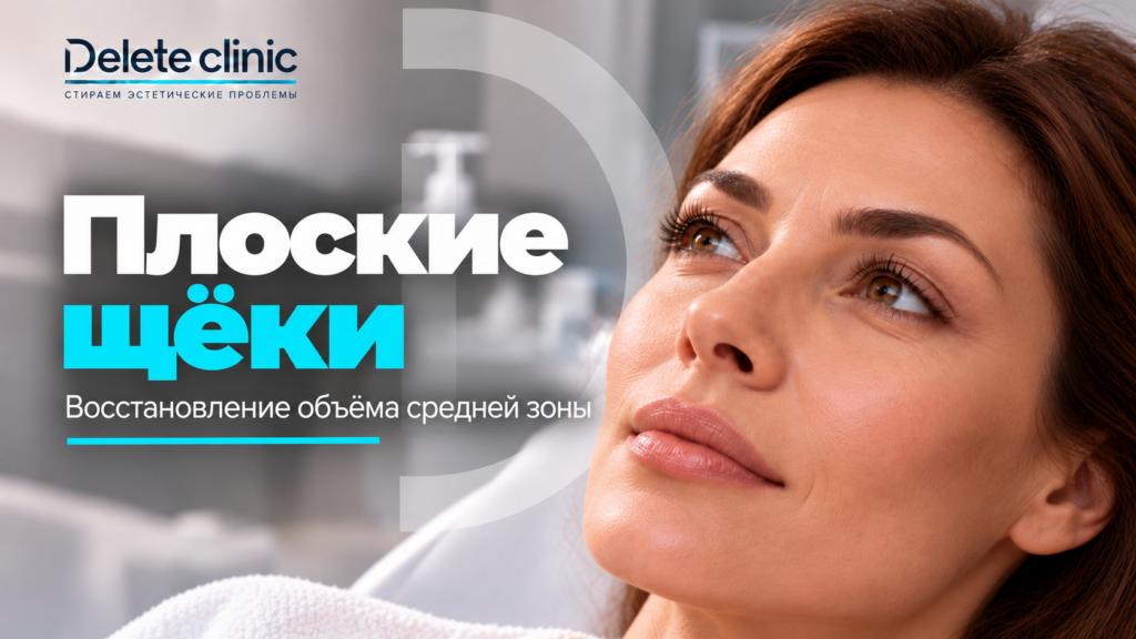 Плоские щеки: почему пропадает объем и как его восполняют