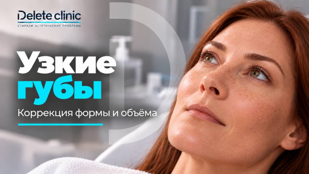 Узкие губы: почему они выглядят «спрятанными» и как скорректировать форму
