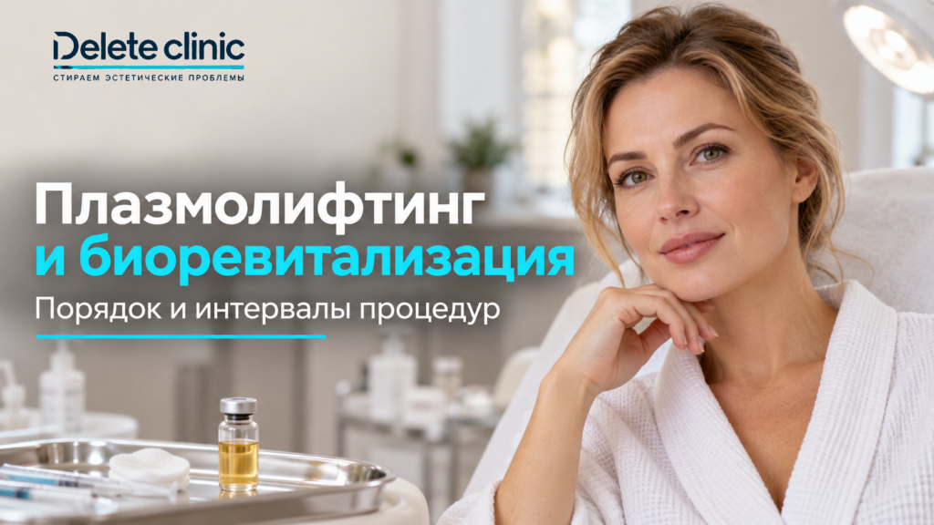 Плазмолифтинг и биоревитализация: порядок, интервалы и сочетание