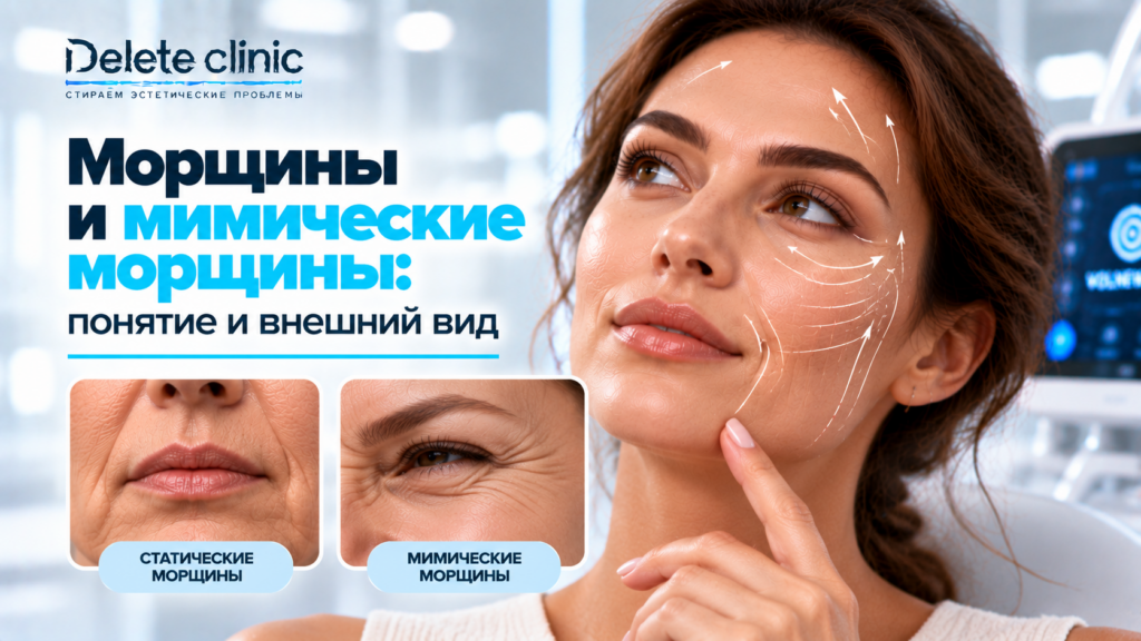Морщины и мимические морщины: понятие и внешний вид