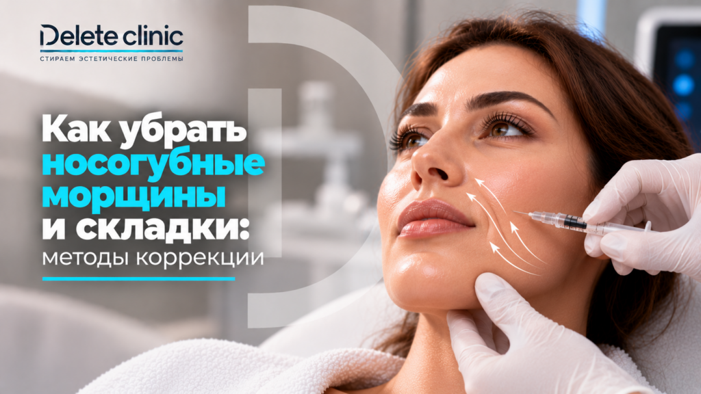 Как убрать носогубные морщины и складки