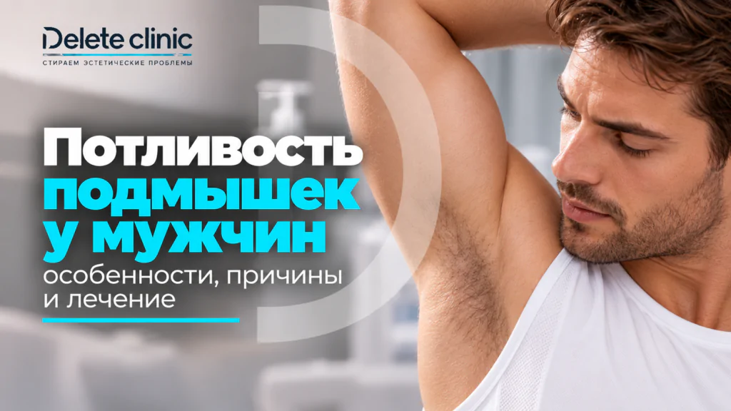 Особенности потливости подмышек у мужчин