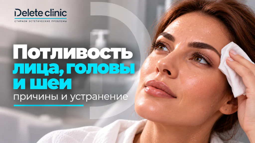 Потливость лица, головы и шеи: причины и устранение